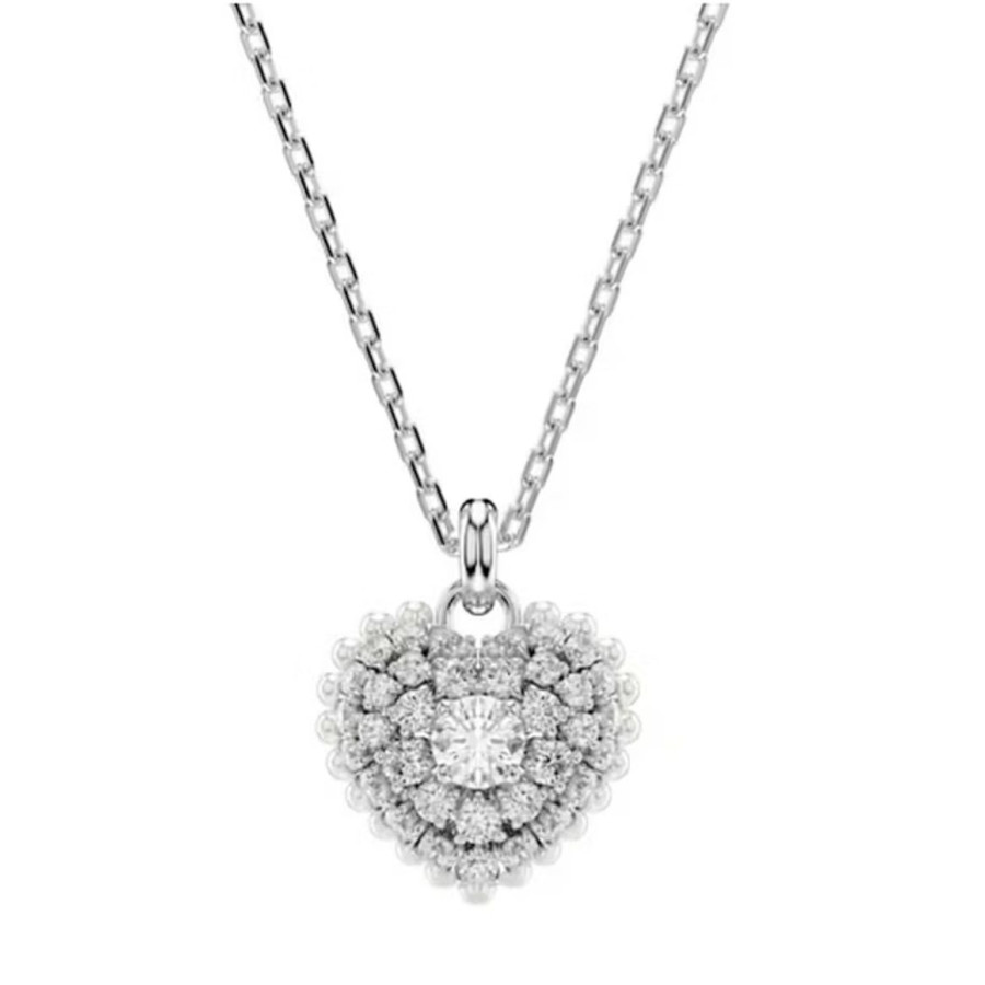 Monemel Swarovski Mavi Kalp  Kolye (Altın Kaplama) SEVGILIYE HEDIYE
